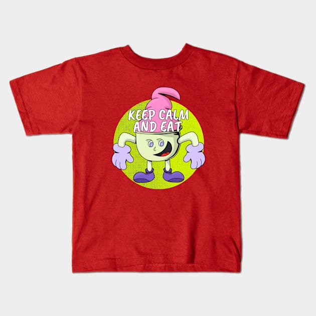 Keep Calm and Eat Kids T-Shirt by DiegoCarvalho